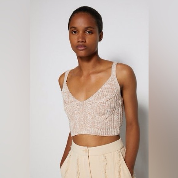 Jonathan Simkhai | Rae cotton-wool blend bralette | nwt large - Picture 7 of 7